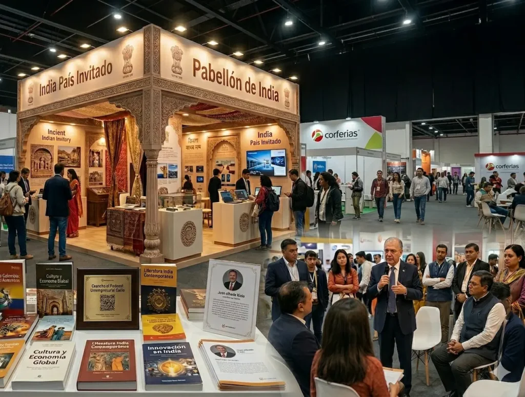 Pabellón de India en la Feria Internacional del Libro de Bogotá 2026