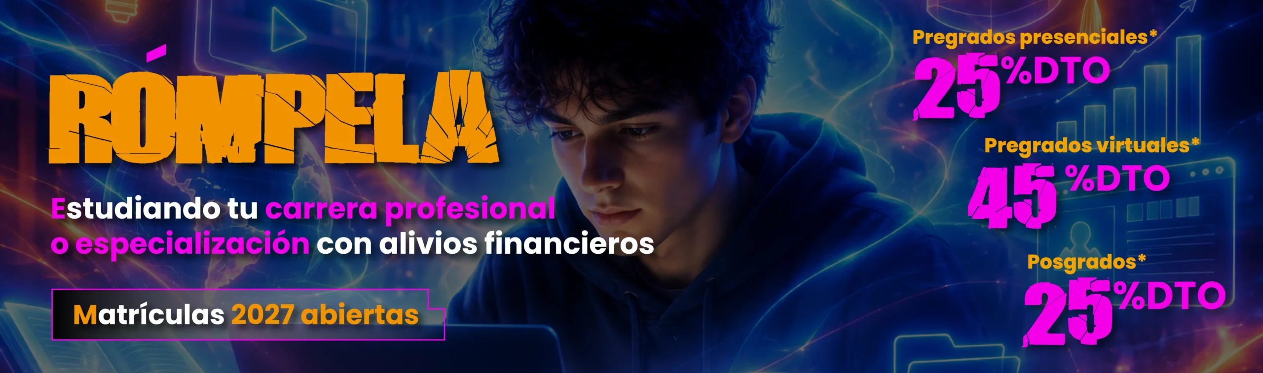 Descuentos matrícula educación superior en Bogotá